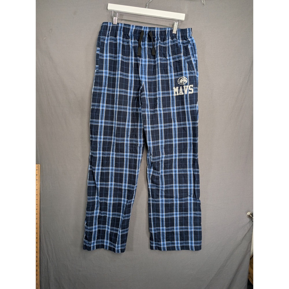 Pennant Sportswear Mens XL Mavs Plaid Pajama Pants Blue Lounge Sleepwear